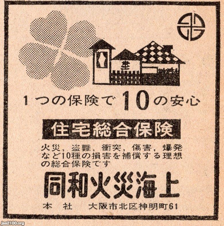 損保（昭和38年）▷住宅総合保険（同和火災海上、現・あいおいニッセイ
